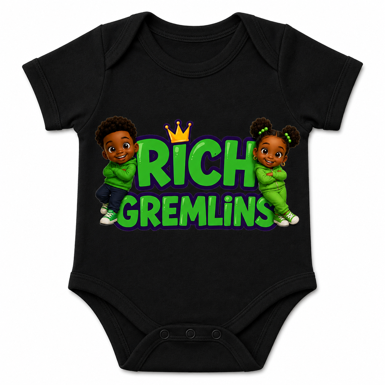 Classic Gremlins Onesie in Black