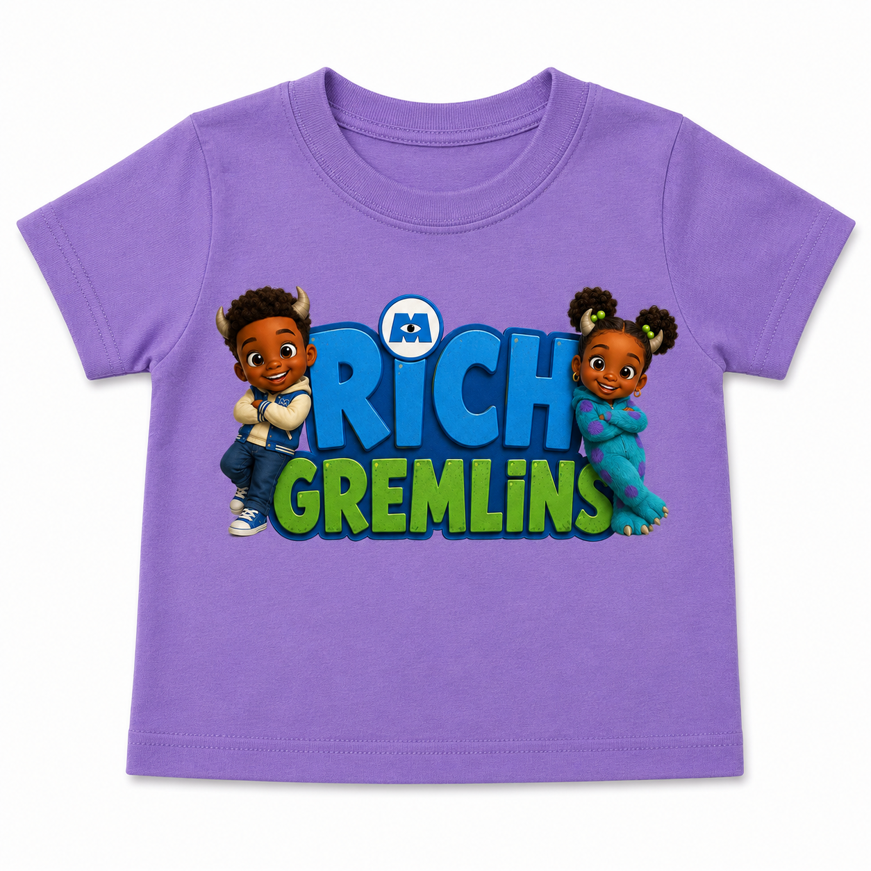 Rich Monsters Shirt in Purple