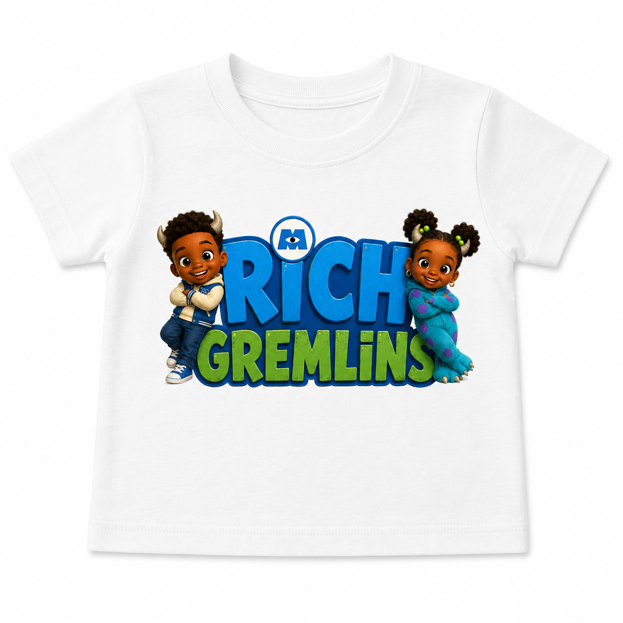 Rich Monsters Shirt in White