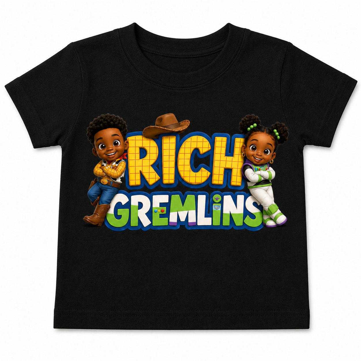 Rich Story Shirt in Black