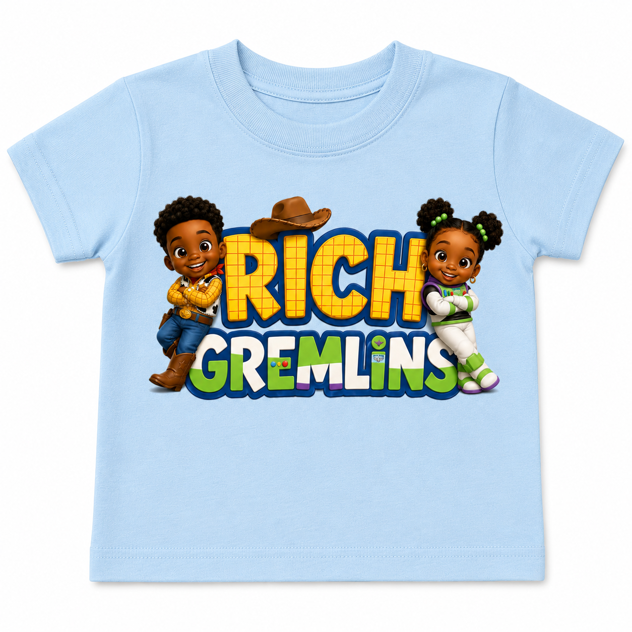 Rich Story Shirt in Light Blue