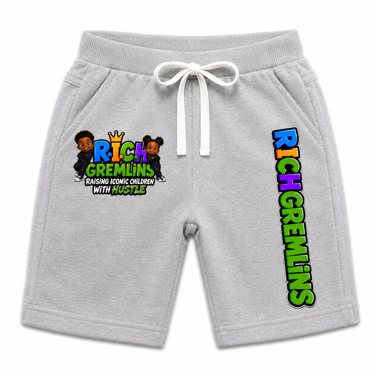 R.I.C.H Shorts in Gray