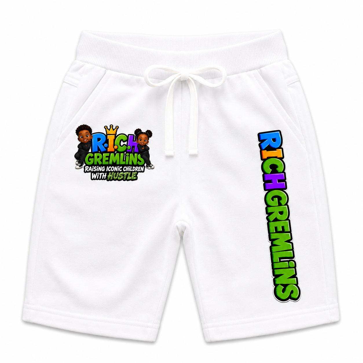 R.I.C.H Shorts in White